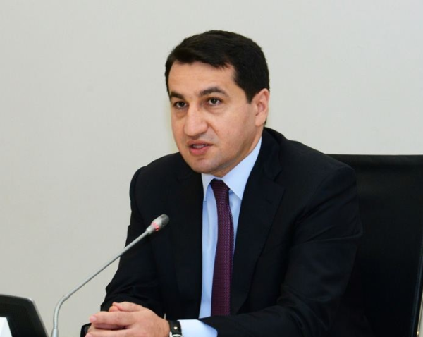 Hikmət Hacıyev: Ermənistan silahlı qüvvələrinin təxribatı davam edir
